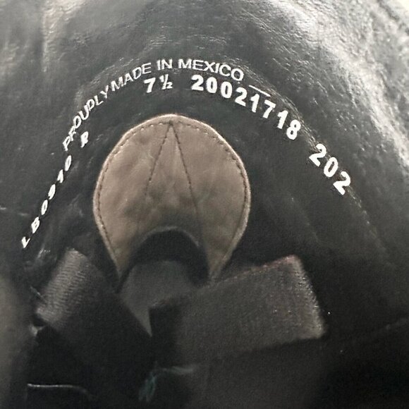 NEW Lane DUSTOFF Womens Cowboy Boots 7.5 Gray Western Cowgirl Ankle Short Bootie - Picture 10 of 12